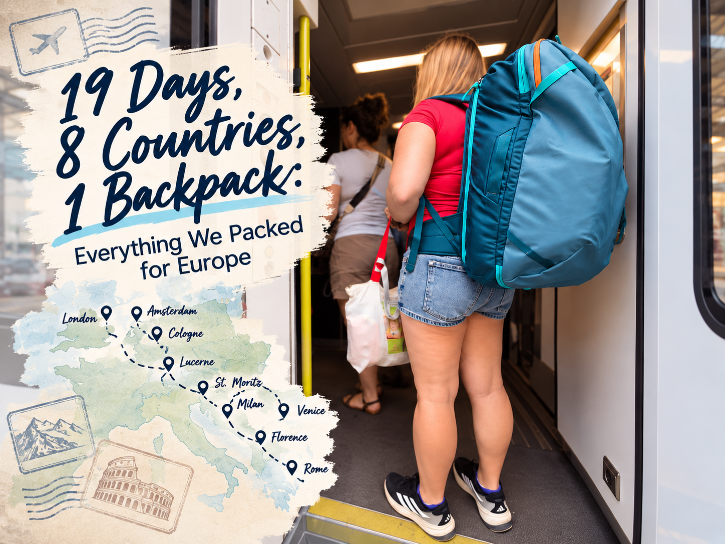 19 Days, 8 Countries, One Backpack: Everything We Packed for Europe